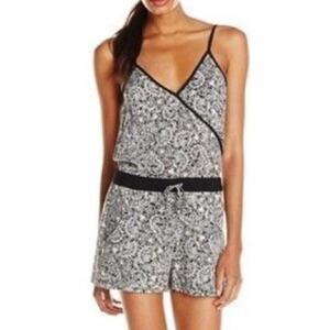 French Connection Bali Floral Print Romper